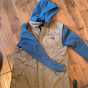 North Face long-sleeved hooded vest